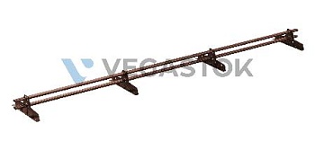 Snegozaderjatel trubchatii dlya metallocherepici vega lux 45x25 3m ral 8017 smolensk 1