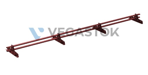 Snegozaderjatel trubchatii dlya metallocherepici vega lux 45x25 3m ral 3005 smolensk 1