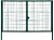 vorota raspashnie-profi-new-lock-ral-6005-grand line smolensk 1