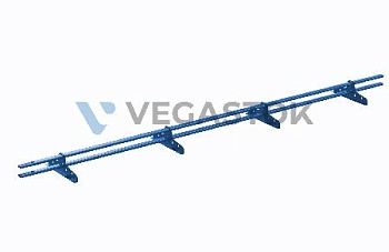 Snegozaderjatel trubchatii dlya metallocherepici 40x20 ral 5005 smolensk 1