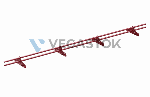 Snegozaderjatel trubchatii dlya metallocherepici d25 ral 3005 smolensk 1