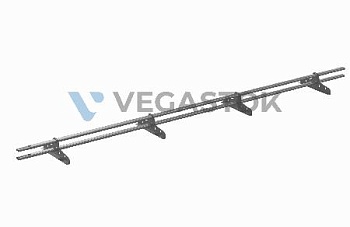 Snegozaderjatel trubchatii dlya metallocherepici 40x20 ral 9006 smolensk 1