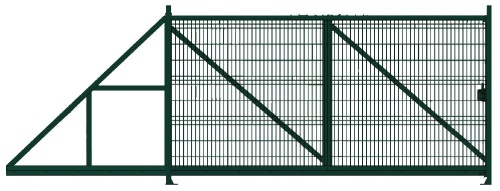Worota otkatnie Profi RAL6005 Grand Line smolensk 1