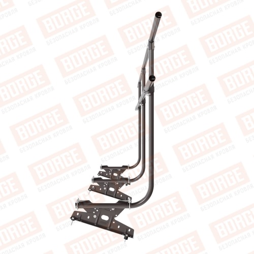 Krovelnoe ograjdenie dlya metallocherepici h120 ral 8017 smolensk 3