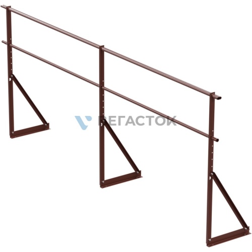 krovelnoe-ograzhdenie vega lite dlya metallocherepici ral 8017 smolensk 1