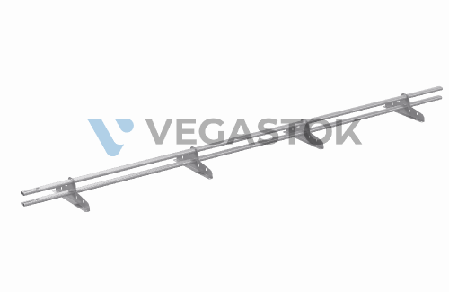 Snegozaderjatel trubchatii dlya metallocherepici 40x20 ral 7004 smolensk 1