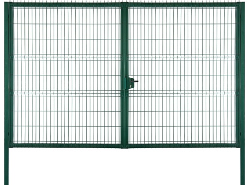 vorota raspashnie-profi-new-lock-ral-6005-grand line smolensk 1