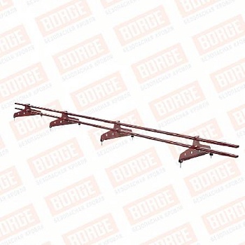 Snegozaderjatel trubchatii newLine 20x40mm 3m ral 3005 smolensk 1