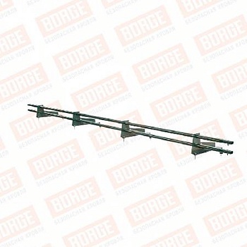 Snegozaderjatel trubchatii dlya metallocherepici ruskii rubej s visokoi stypenkoi 350mm 3m ral 6005 smolensk 1
