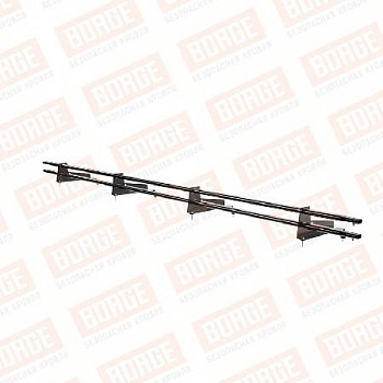 Snegozaderjatel trubchatii dlya metallocherepici ruskii rubej s visokoi stypenkoi 350mm 3m ral 9005 smolensk 1