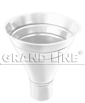 voronka-vodosbornaya-grand-line-250-100-mm-ral-9003 belyy-smolensk 1