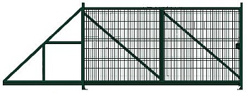 Worota otkatnie Profi RAL6005 Grand Line smolensk 1