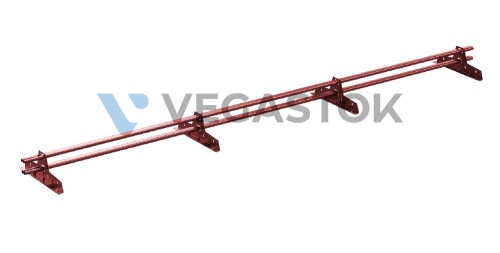 Snegozaderjatel trubchatii dlya metallocherepici vega lux 45x25 3m ral 3009 smolensk 1