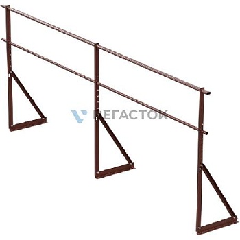 krovelnoe-ograzhdenie vega lite dlya metallocherepici ral 8017 smolensk 1