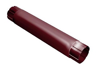 truba-kruglaya-soedinitelnaya-grand-line-90mm-1m-ral-3005-smolensk 1