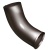 koleno-stoka-grand-line-90-mm-rr-32-temno-korichnevyy-smolensk 1