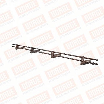 Snegozaderjatel trubchatii dlya metallocherepici borge s visokoi stypenkoi 350mm 3m ral 8017 smolensk 1