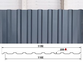 C20 grey proflist dlya zabora smolensk 1