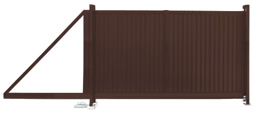 Worota otkatnie Estet RAL8017 Grand Line smolensk 1