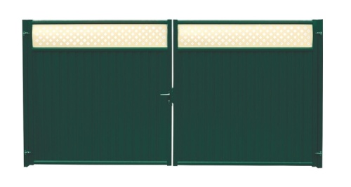 Worota raspashnie Estet Plus RAL6005 grand line smolensk 1