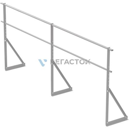 krovelnoe-ograzhdenie vega lite dlya metallocherepici ral 7004 smolensk 1