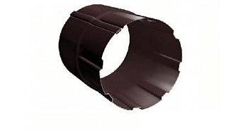 soedinitel-truby-grand-line-100-mm-ral-8017-shokolad-smolensk 1