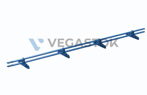 Snegozaderjatel trubchatii dlya metallocherepici 40x20 ral 5005 smolensk 1