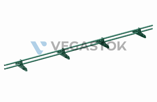 Snegozaderjatel trubchatii dlya metallocherepici d25 ral 6005 smolensk 1