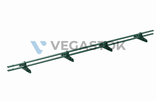Snegozaderjatel trubchatii dlya metallocherepici 40x20 ral 6005 smolensk 1